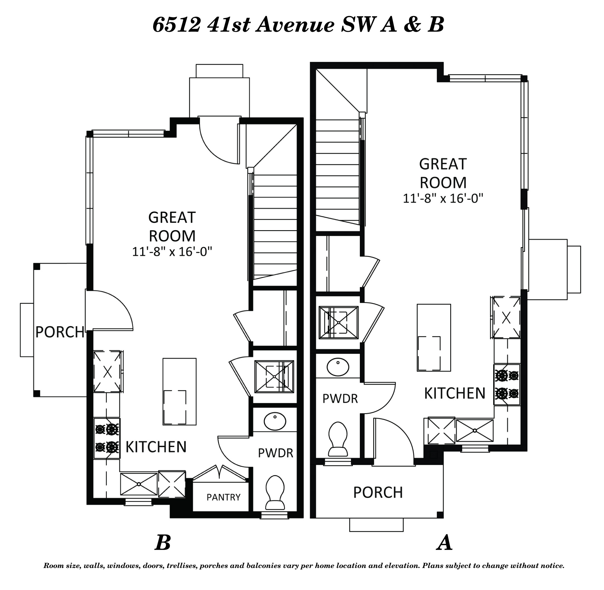 6512 41st Avenue SW B, Seattle, WA 98136 floorplan  1